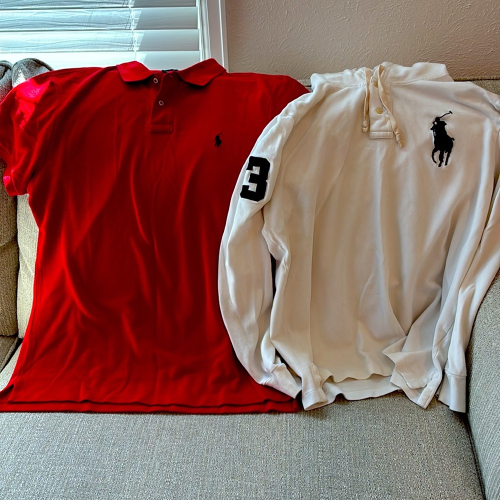 2pack Ralph Lauren Polo shirts